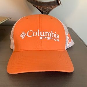 Orange Columbia hat